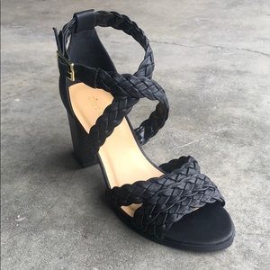 CityClassified Women Strappy Heeled Sandals Black